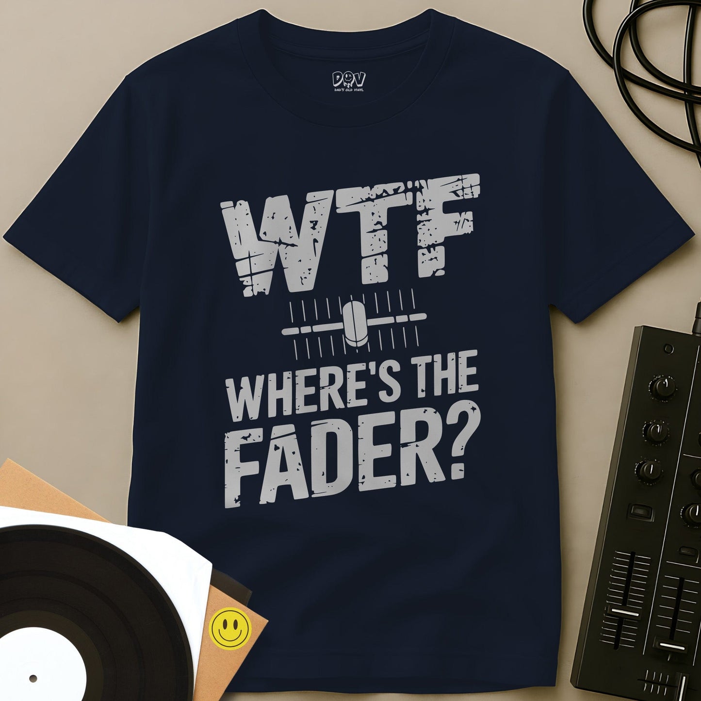 Where's The Fader T-Shirt Navy / S Where's The Fader T-Shirt