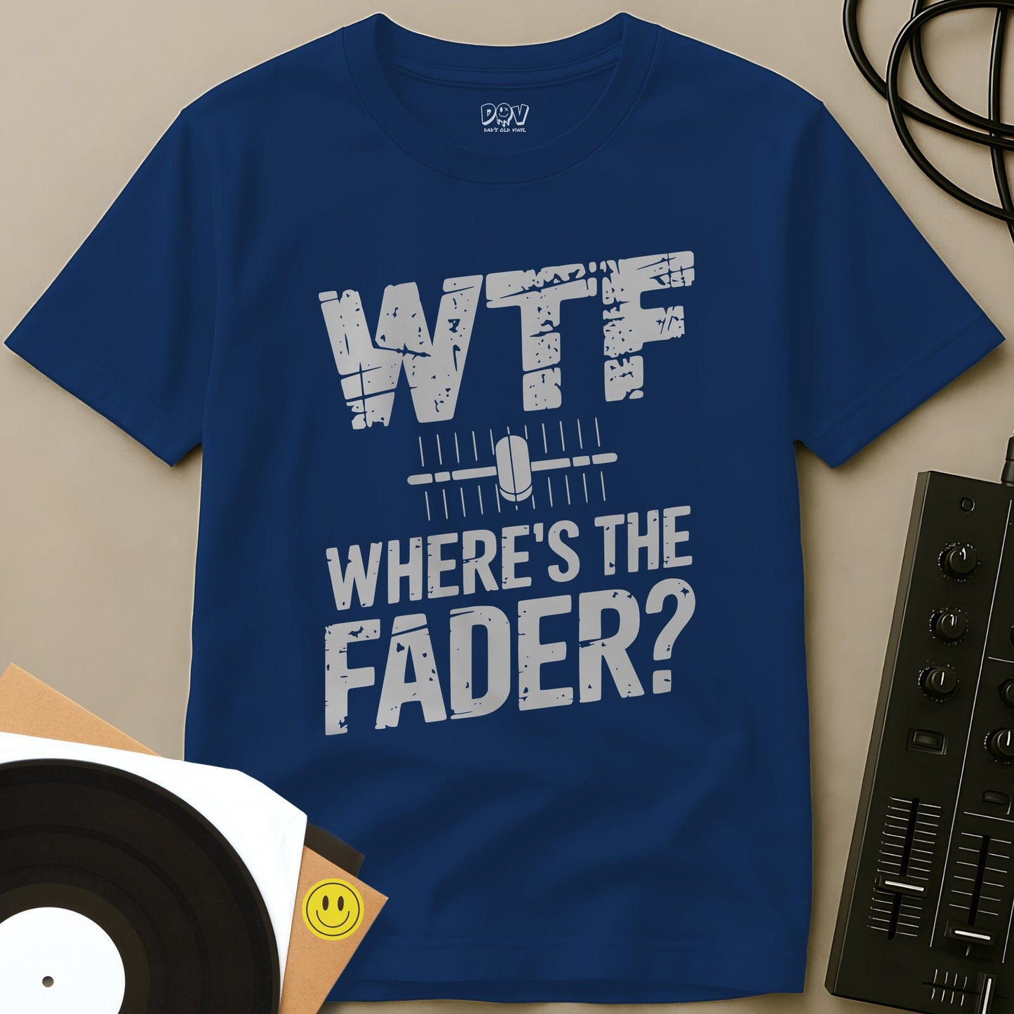 Where's The Fader T-Shirt Royal / S Where's The Fader T-Shirt