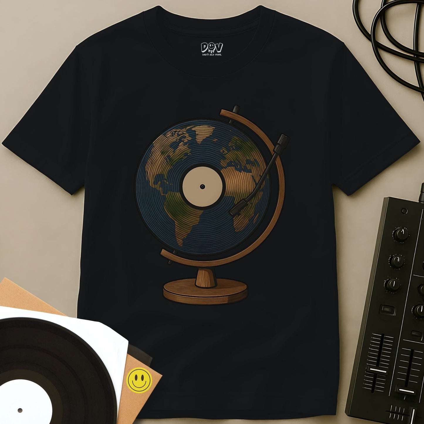 World On Wax T-Shirt Black / S World On Wax T-Shirt