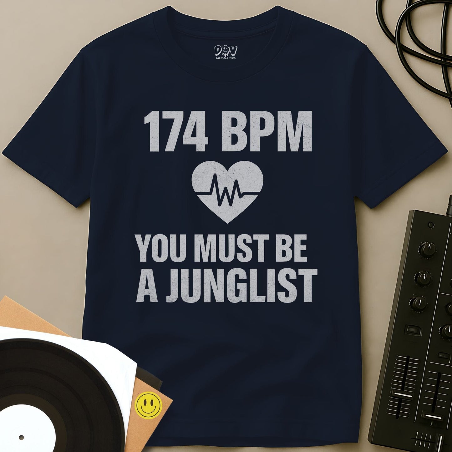You Must Be A Junglist T-Shirt Navy / S You Must Be A Junglist T-Shirt