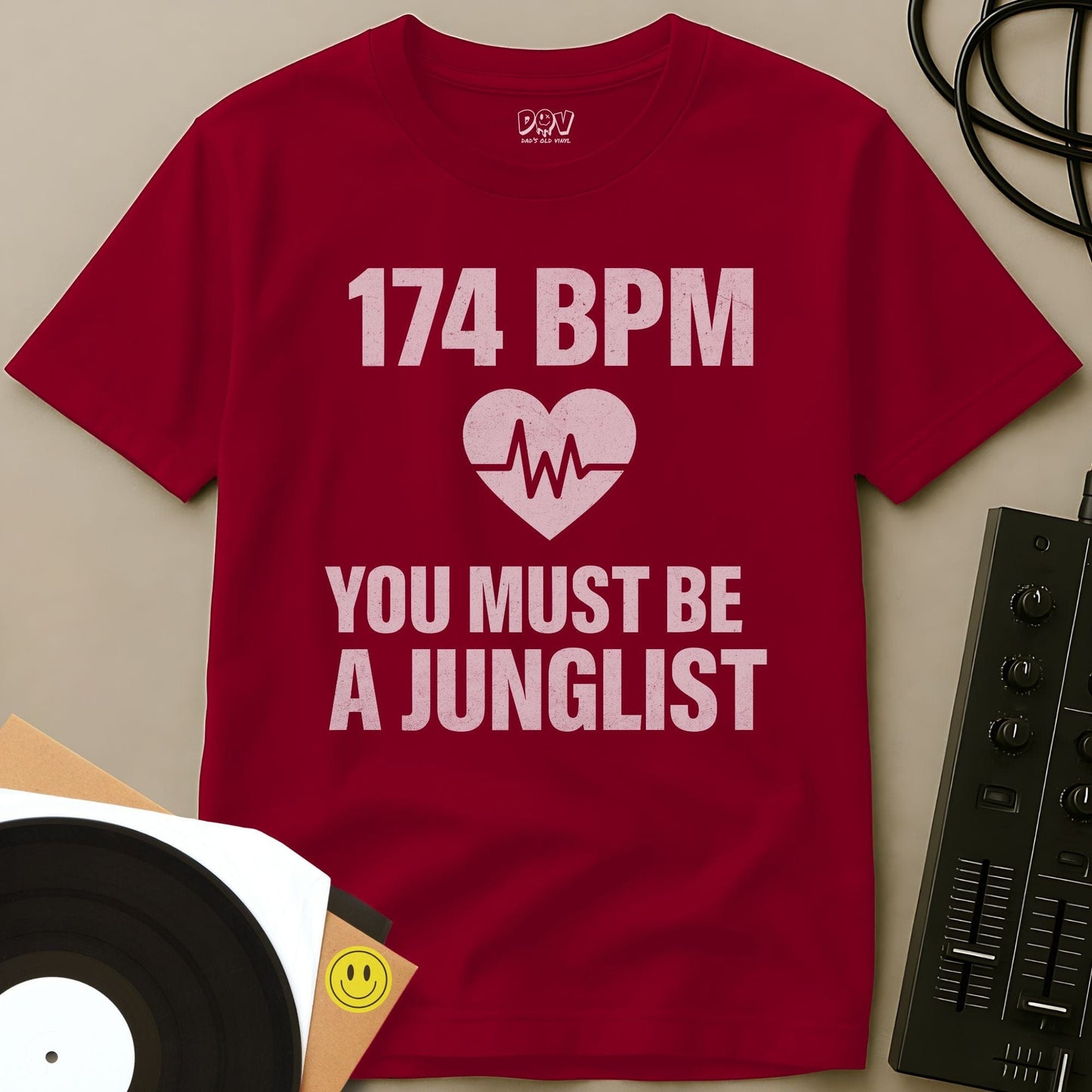 You Must Be A Junglist T-Shirt Red / S You Must Be A Junglist T-Shirt