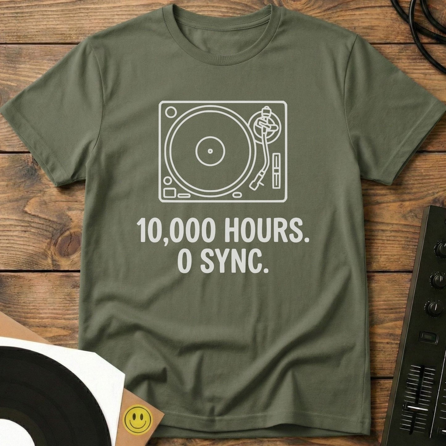 10,000 Hours T-Shirt Military Green / S 10,000 Hours T-Shirt