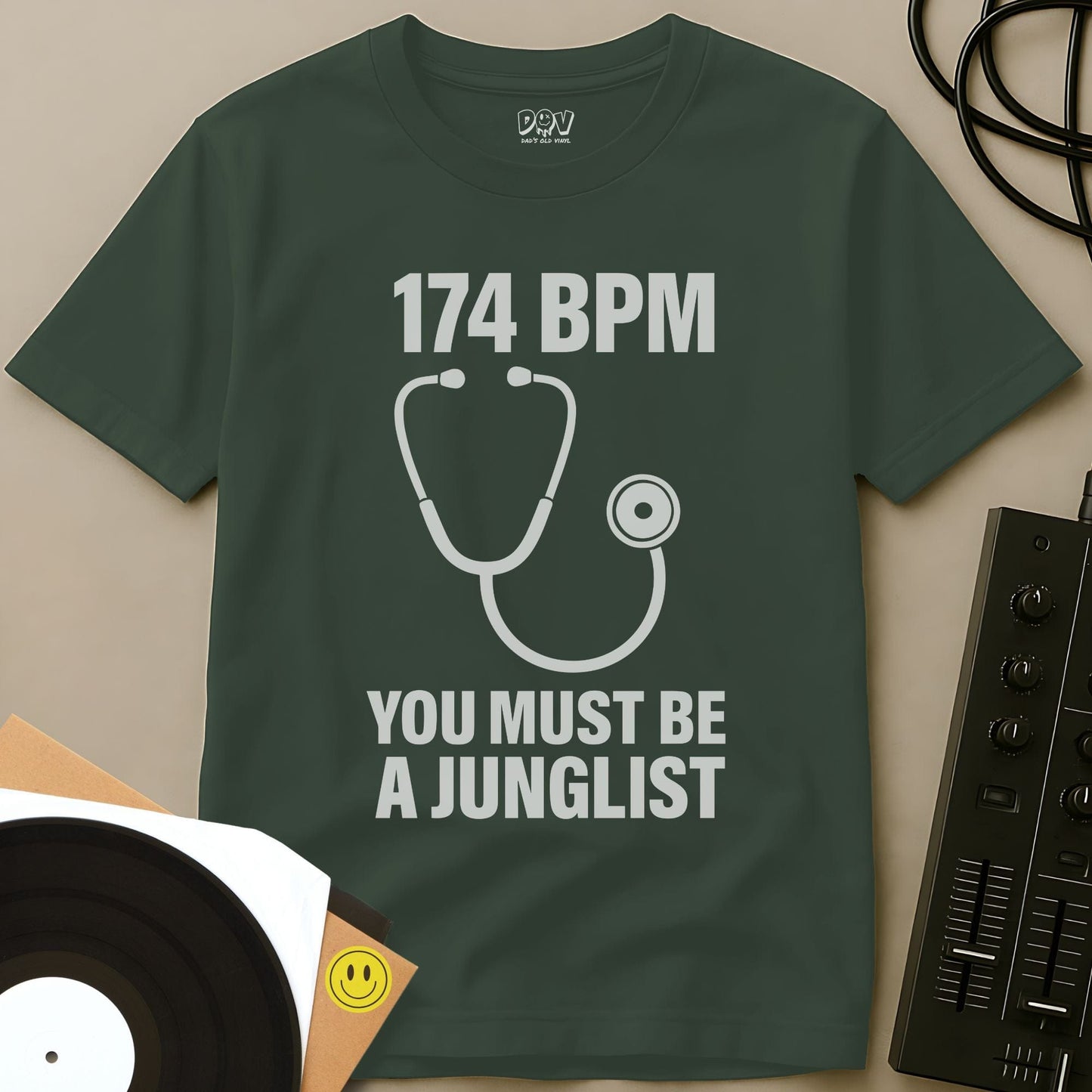 174 BPM T-Shirt Military Green / S 174 BPM T-Shirt