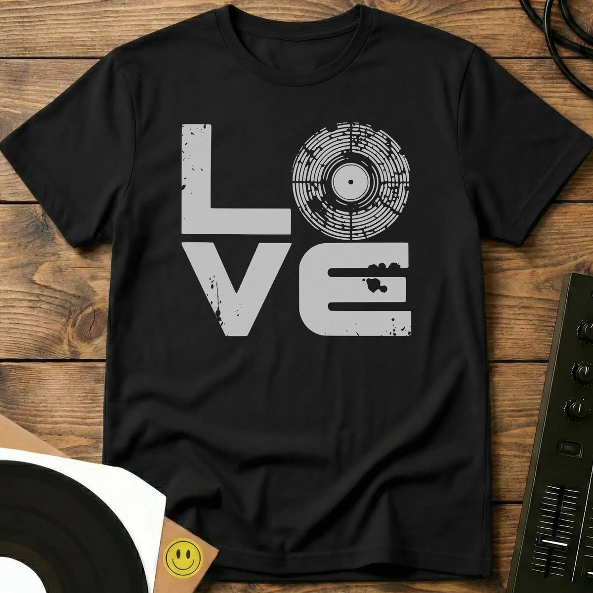 Vinyl Love T-Shirt Black / S Vinyl Love T-Shirt