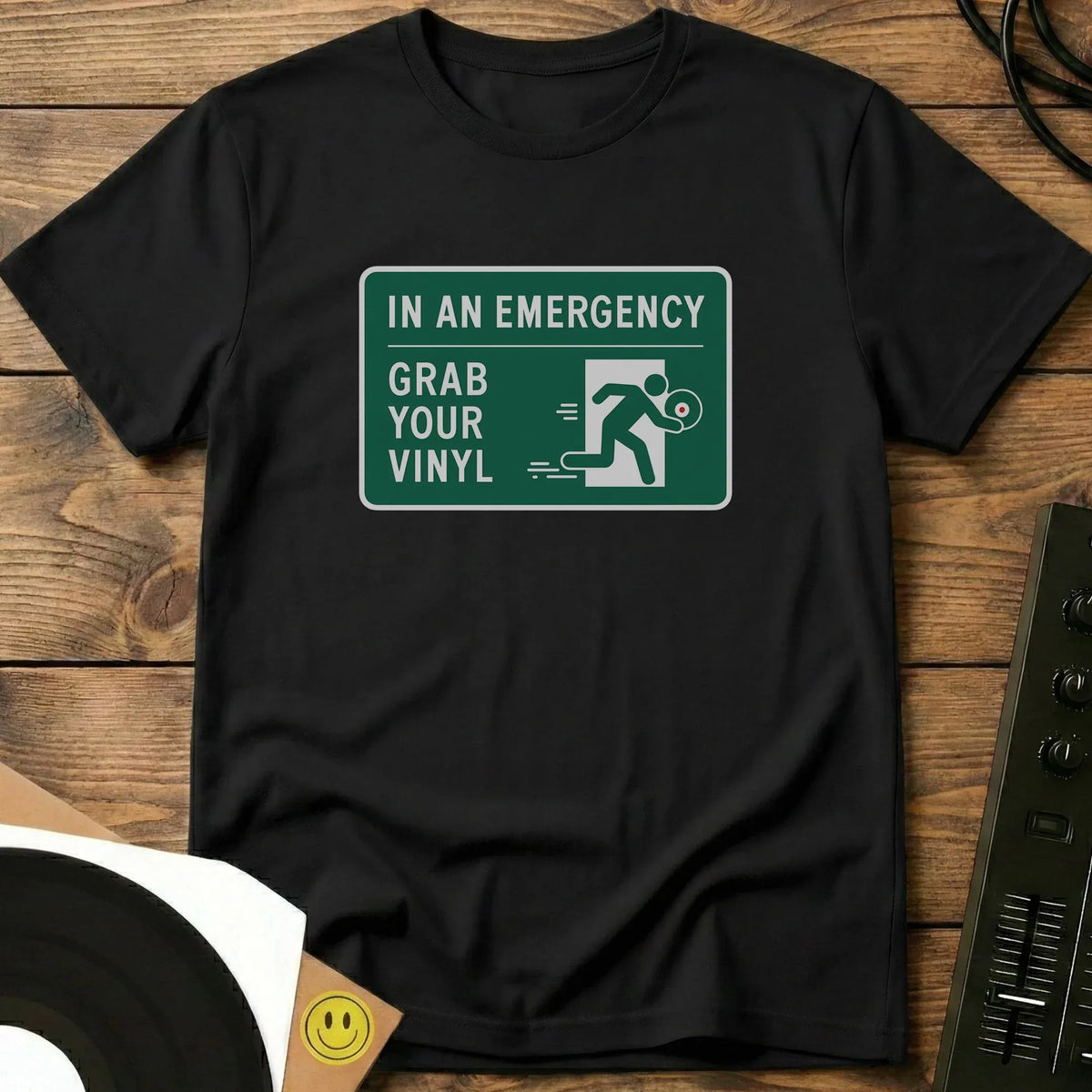 Grab Your Vinyl T-Shirt Black / S Grab Your Vinyl T-Shirt