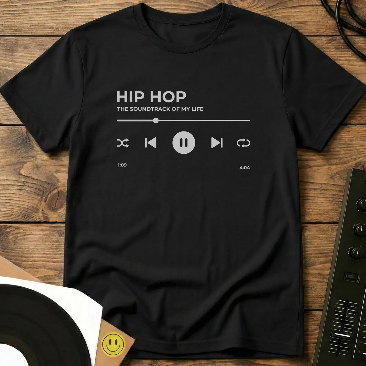 Hip Hop - The Soundtrack of My Life T-Shirt Black / S Hip Hop - The Soundtrack of My Life T-Shirt