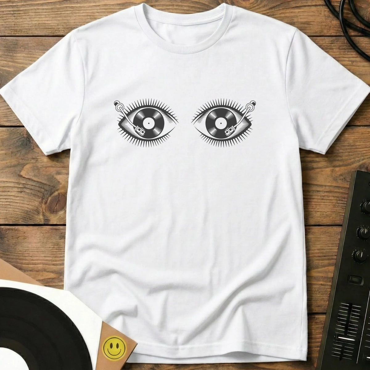 Vinyl Vision T-Shirt White / S Vinyl Vision T-Shirt