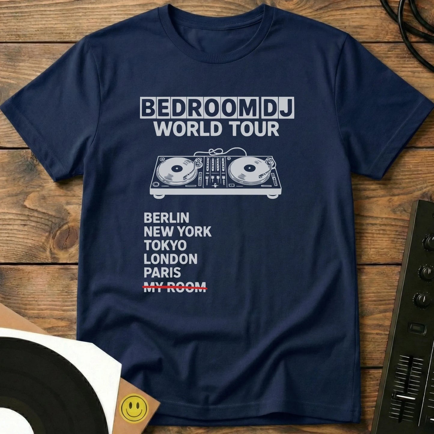 Bedroom World Tour T-Shirt Navy / S Bedroom World Tour T-Shirt