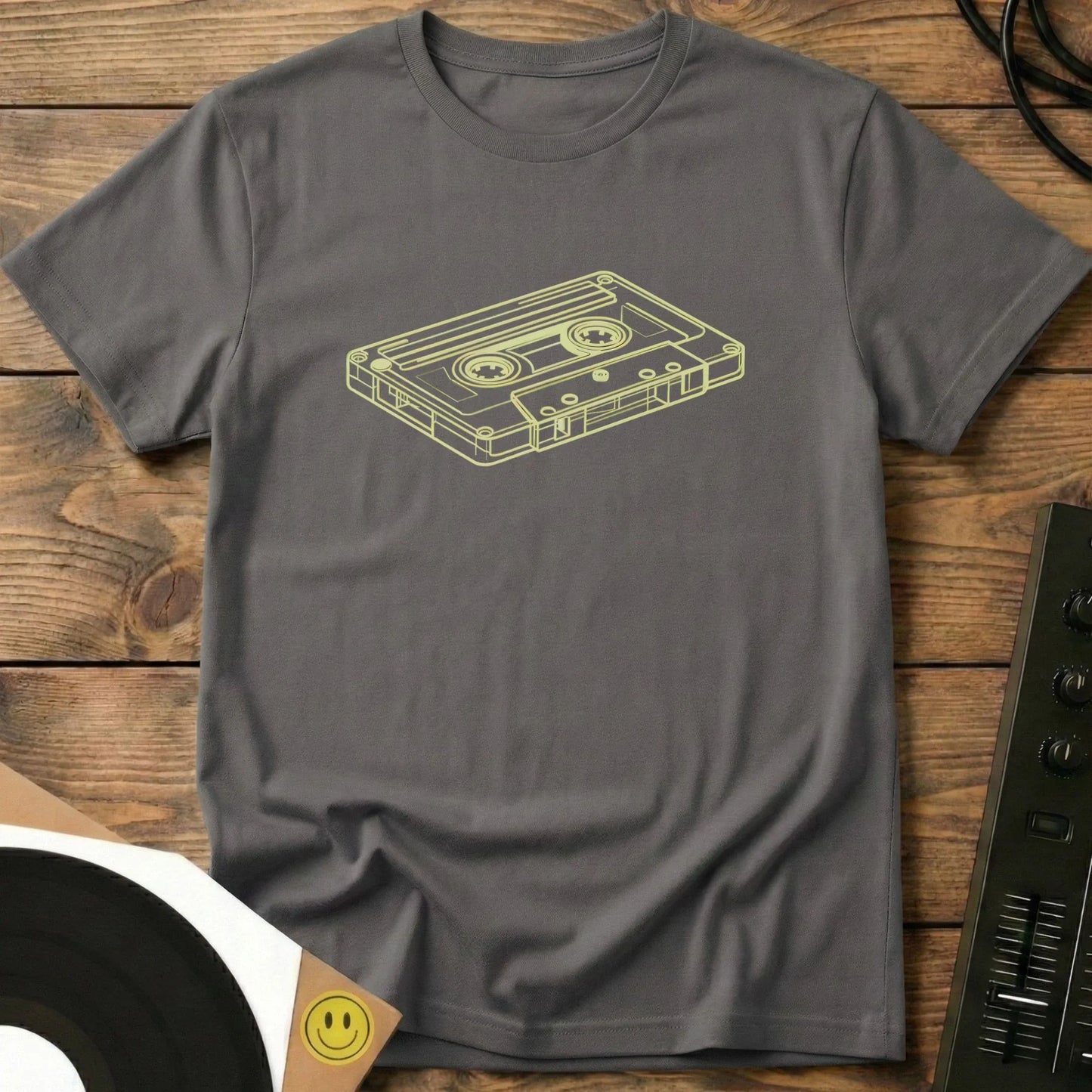 Neon Tape T-Shirt Charcoal / S Neon Tape T-Shirt