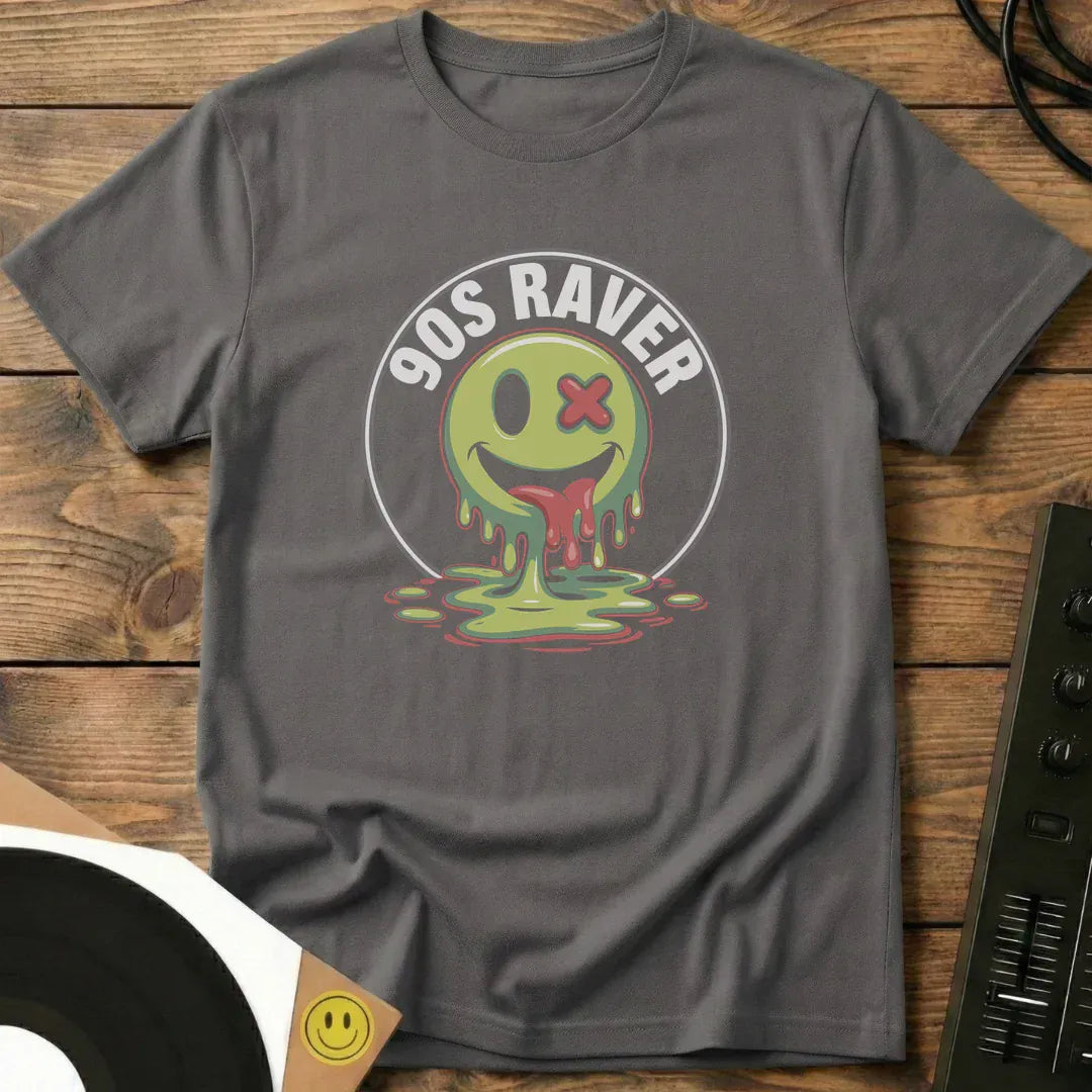 90s Raver T-Shirt Charcoal / S 90s Raver T-Shirt