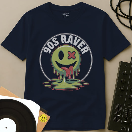 90s Raver T-Shirt Navy / S 90s Raver T-Shirt