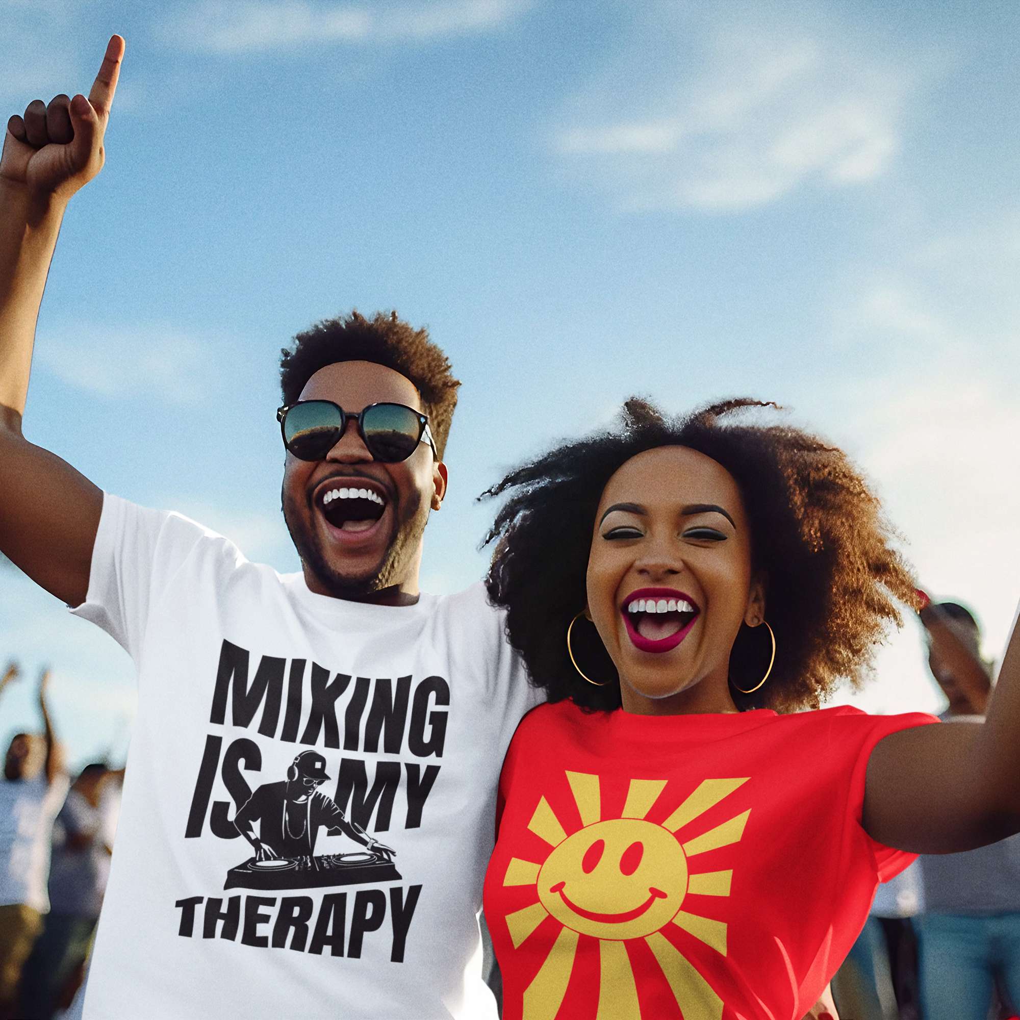 Worlds Okayest DJ T-Shirt – Dad's Old Vinyl