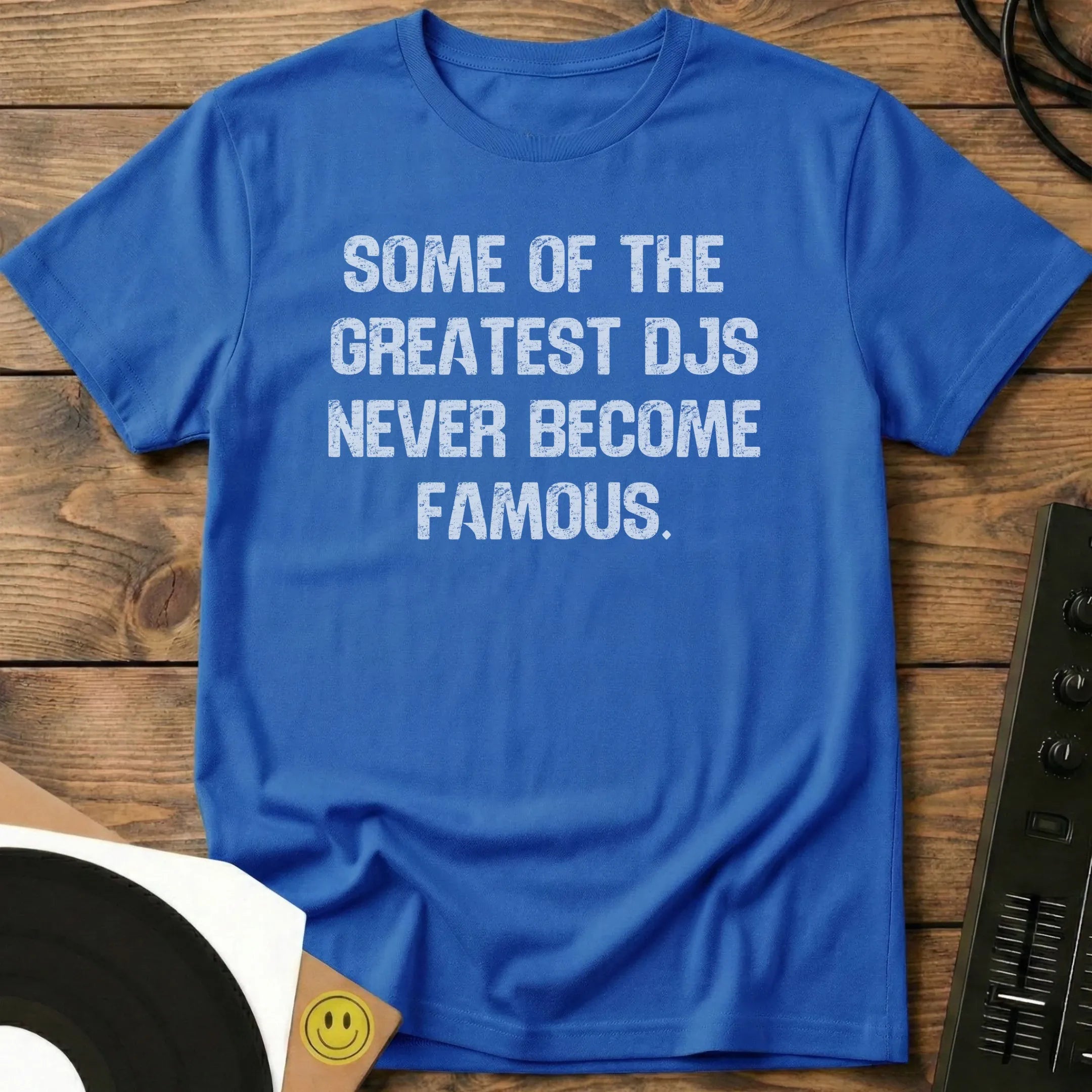Never Become Famous T-Shirt Royal / S Never Become Famous T-Shirt