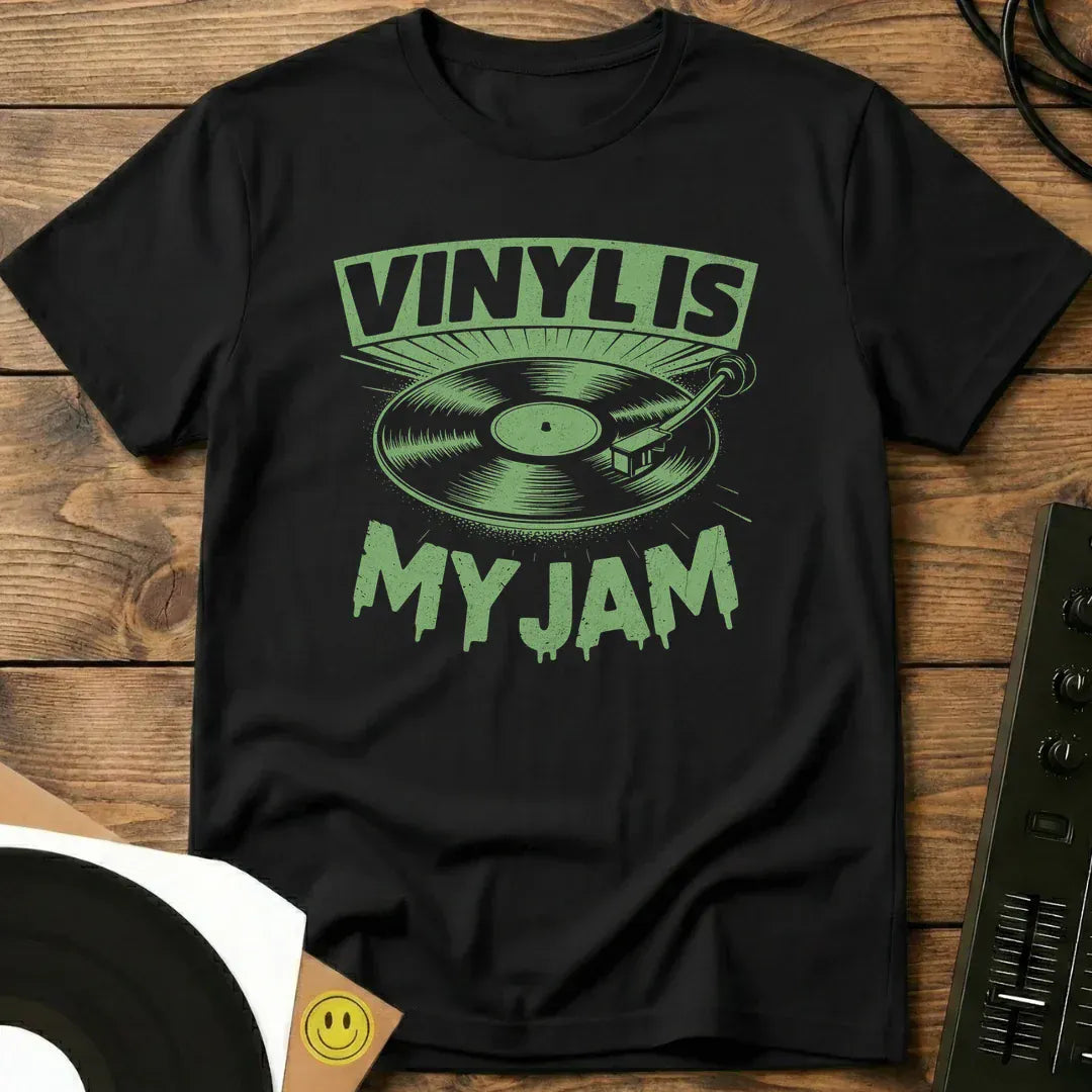 Vinyl Is My Jam T-Shirt Black / S Vinyl Is My Jam T-Shirt