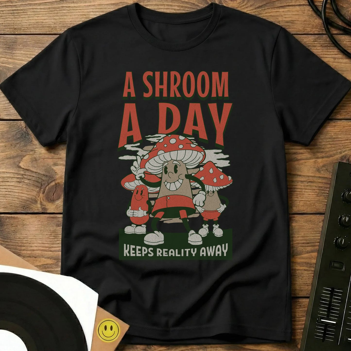 A Shroom A Day T-Shirt Black / S A Shroom A Day T-Shirt