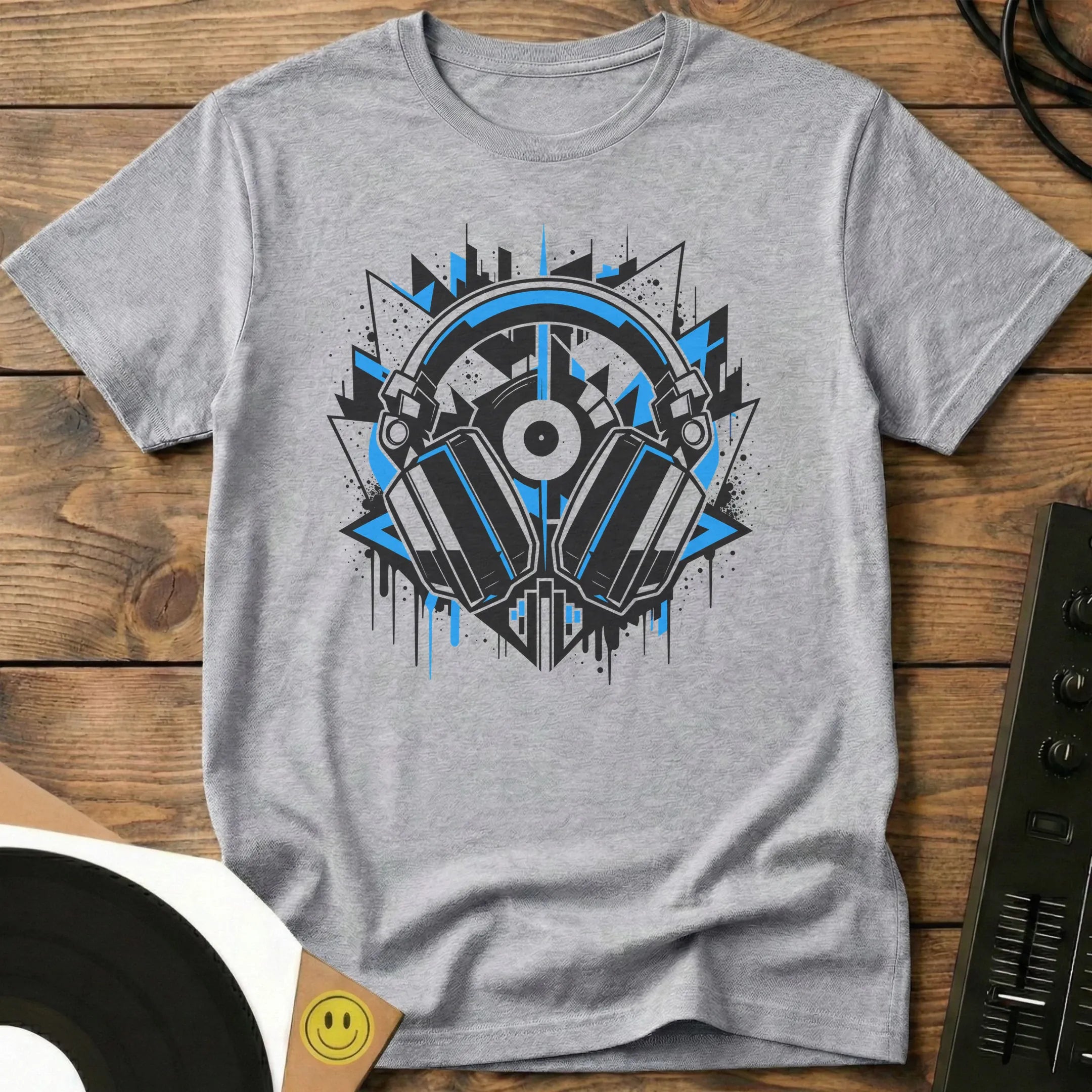 Abstract Headphones T-Shirt Sport Grey / S Abstract Headphones T-Shirt