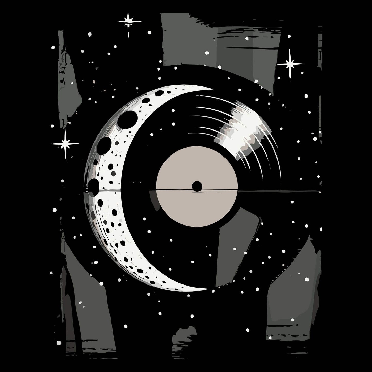 Abstract Vinyl Eclipse T-Shirt Abstract Vinyl Eclipse T-Shirt