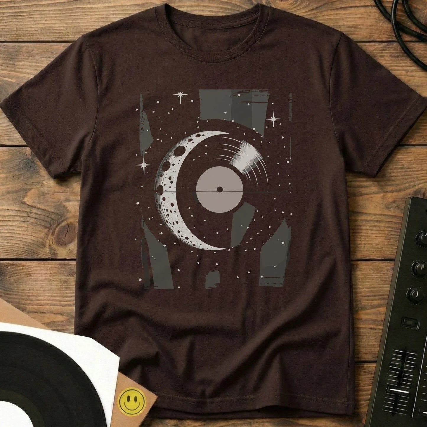 Abstract Vinyl Eclipse T-Shirt Dark Chocolate / S Abstract Vinyl Eclipse T-Shirt