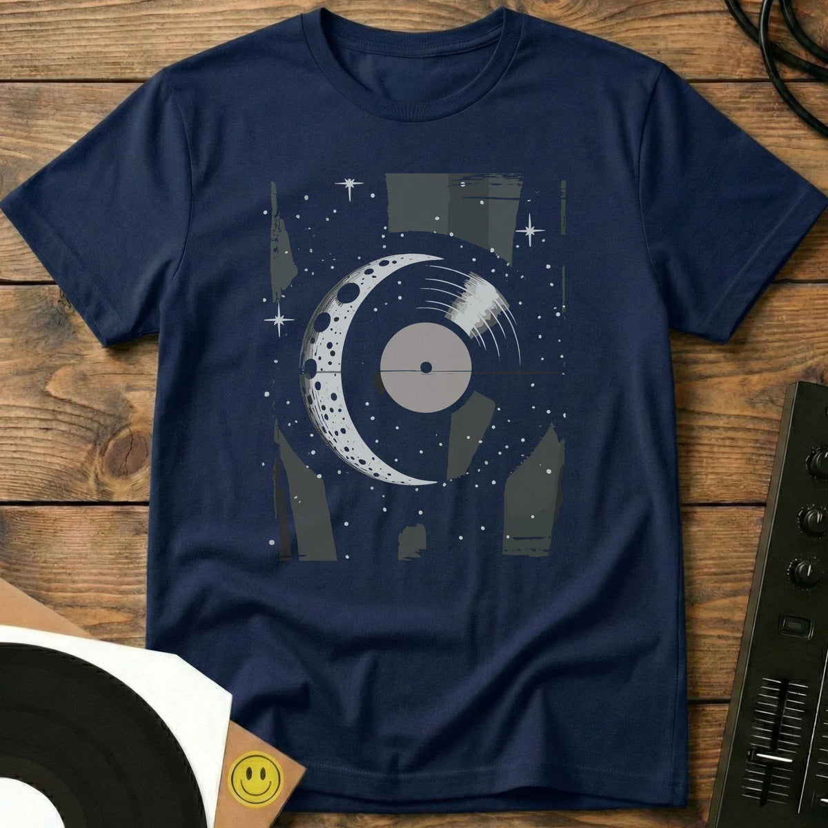 Abstract Vinyl Eclipse T-Shirt Navy / S Abstract Vinyl Eclipse T-Shirt