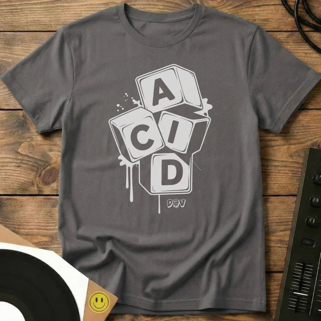 Acid Cube T-Shirt Charcoal / S Acid Cube T-Shirt