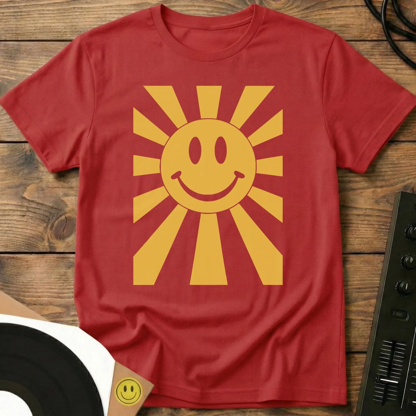 Acid Rays T-Shirt Red / S Acid Rays T-Shirt
