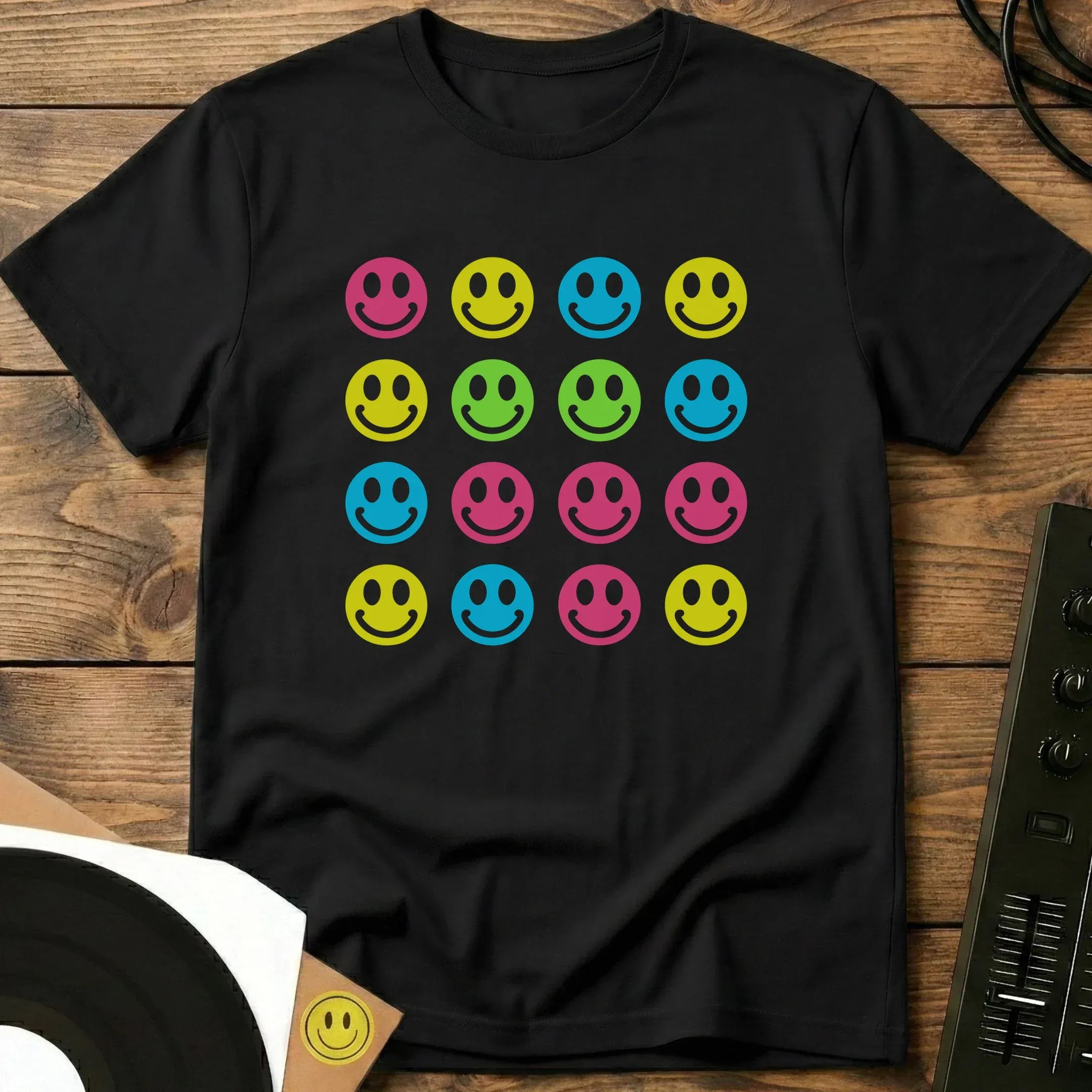 Acid Smiles T-Shirt Black / S Acid Smiles Rave T-Shirt
