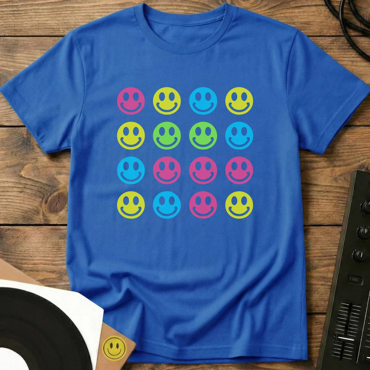 Acid Smiles T-Shirt Royal / S Acid Smiles Rave T-Shirt