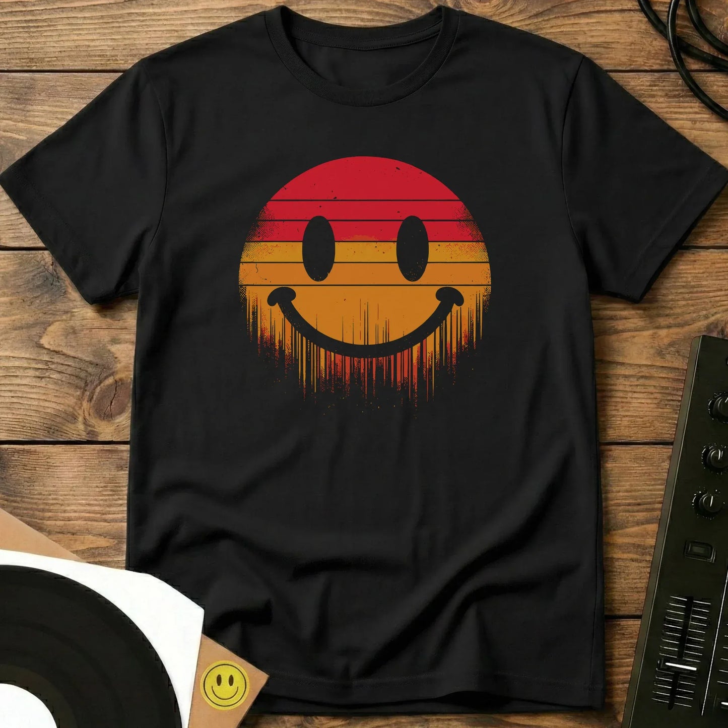 Acid Sunset T-Shirt Black / S Acid Sunset T-Shirt