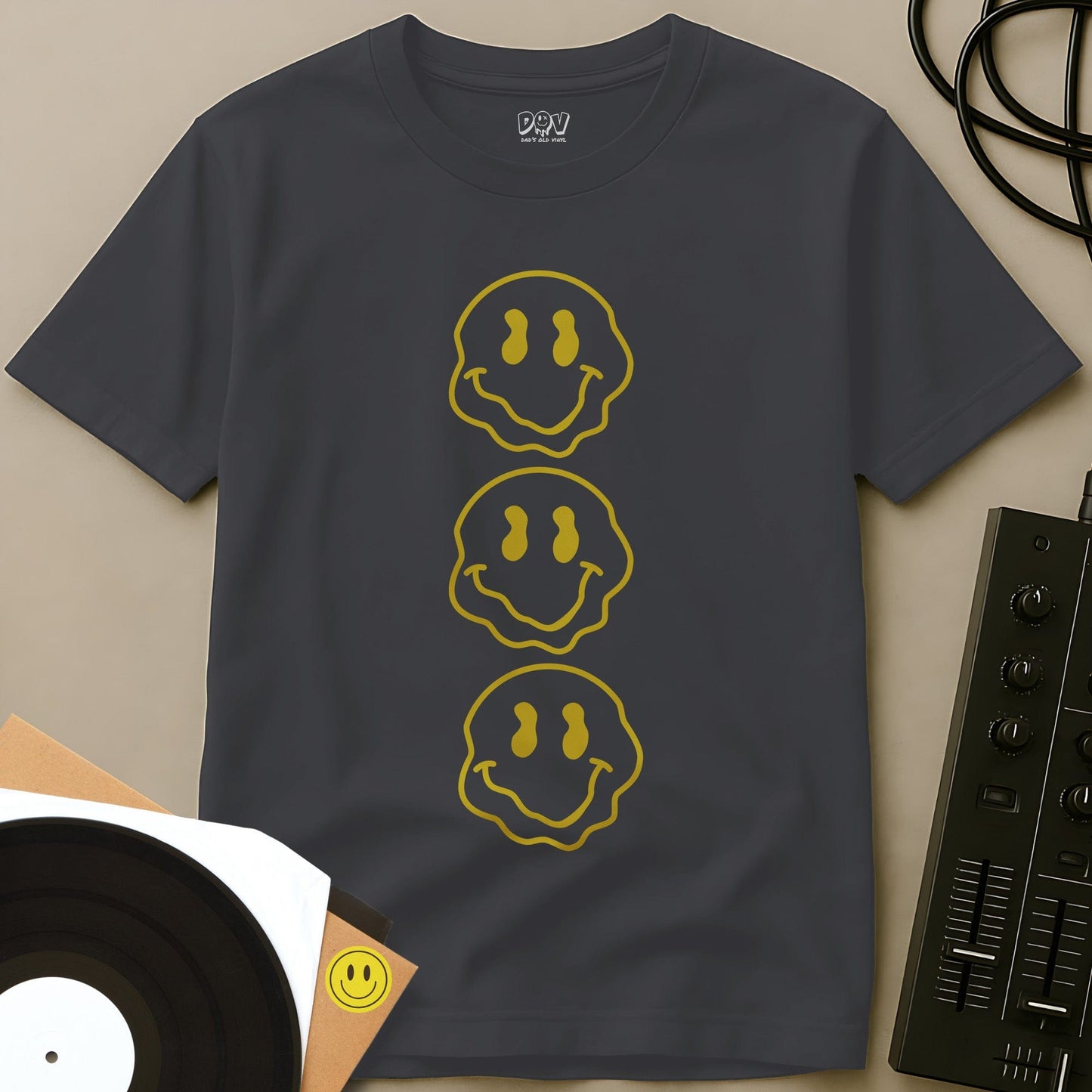 Acid Wobble T-Shirt Charcoal / S Acid Wobble T-Shirt