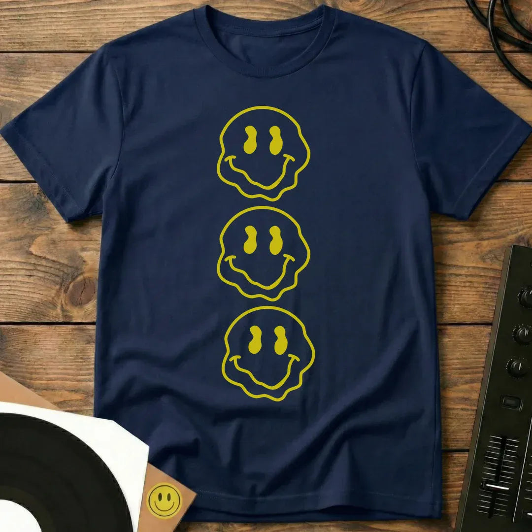 Acid Wobble T-Shirt Navy / S Acid Wobble T-Shirt