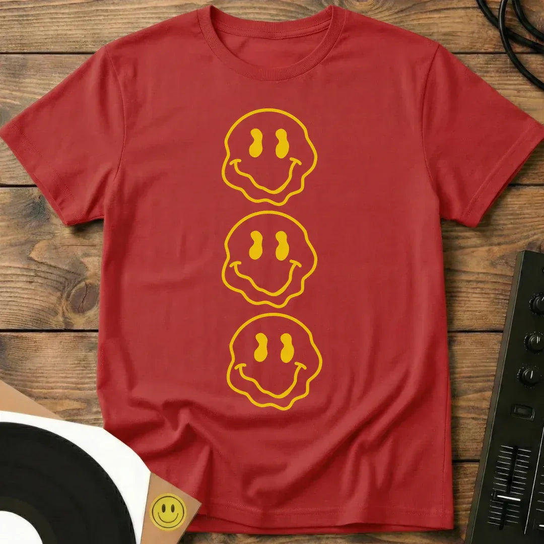 Acid Wobble T-Shirt Red / S Acid Wobble T-Shirt