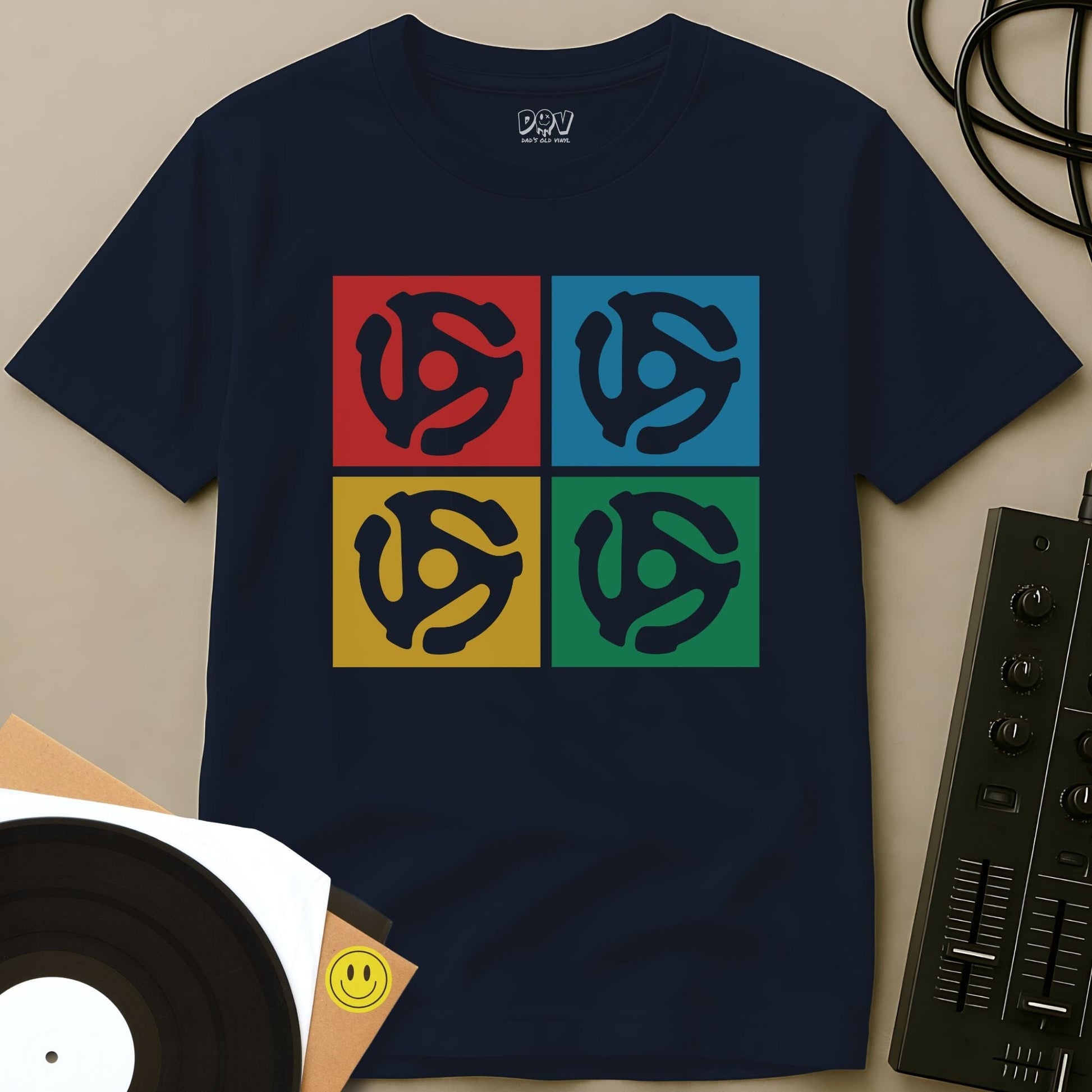 Adapter Grid T-Shirt Navy / S Adapter Grid T-Shirt