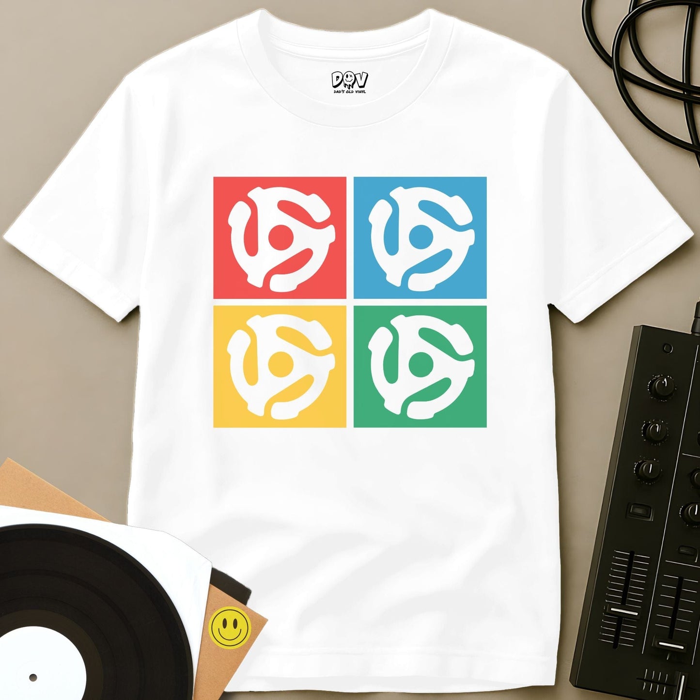 Adapter Grid T-Shirt White / S Adapter Grid T-Shirt