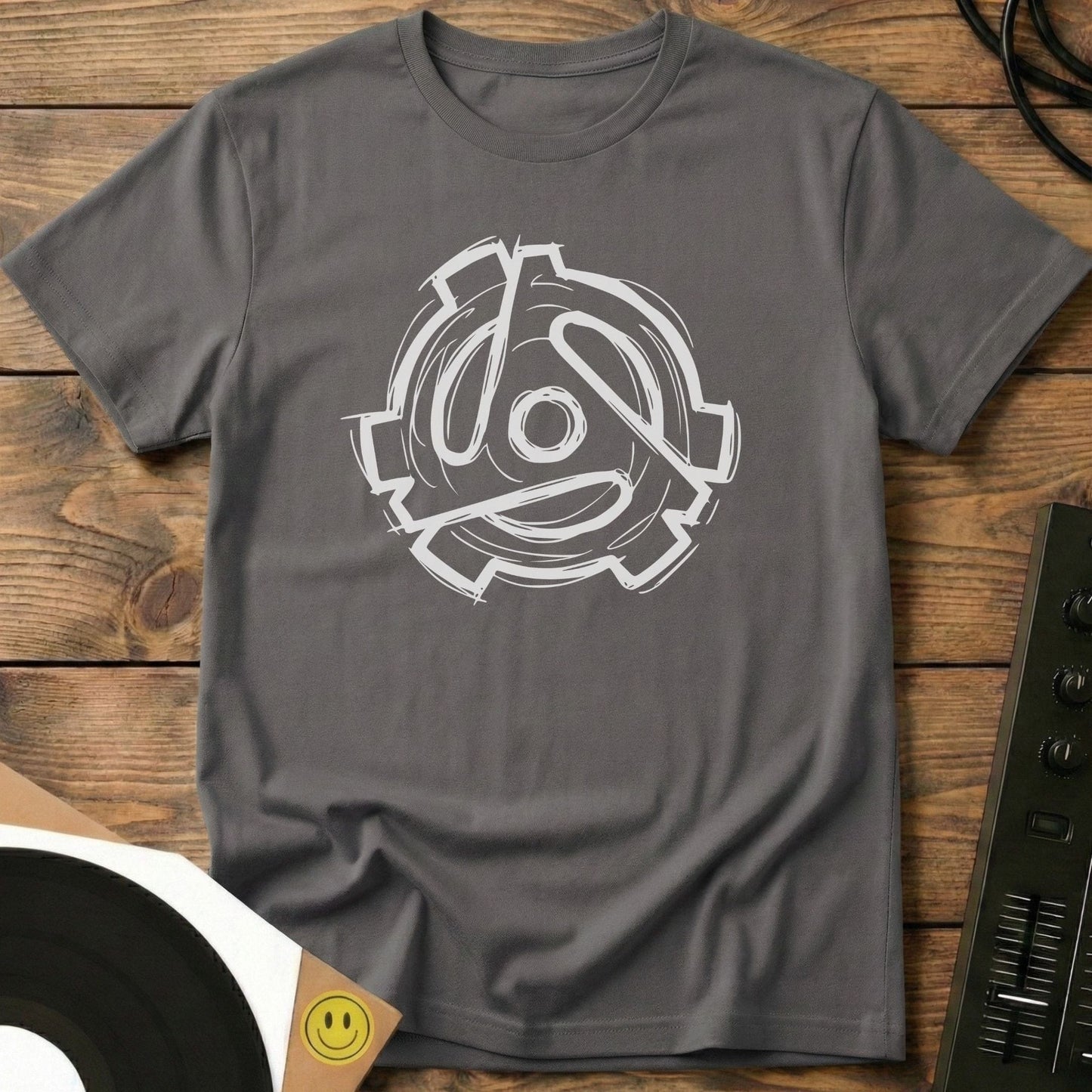 Adaptor Scrible T-Shirt Charcoal / S Adaptor Scrible T-Shirt