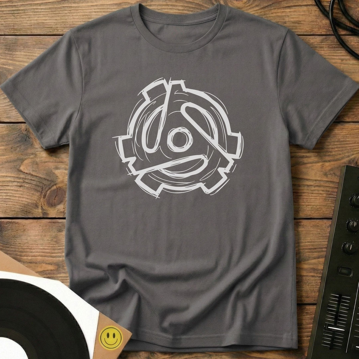 Adaptor Scrible T-Shirt Charcoal / S Adaptor Scrible T-Shirt