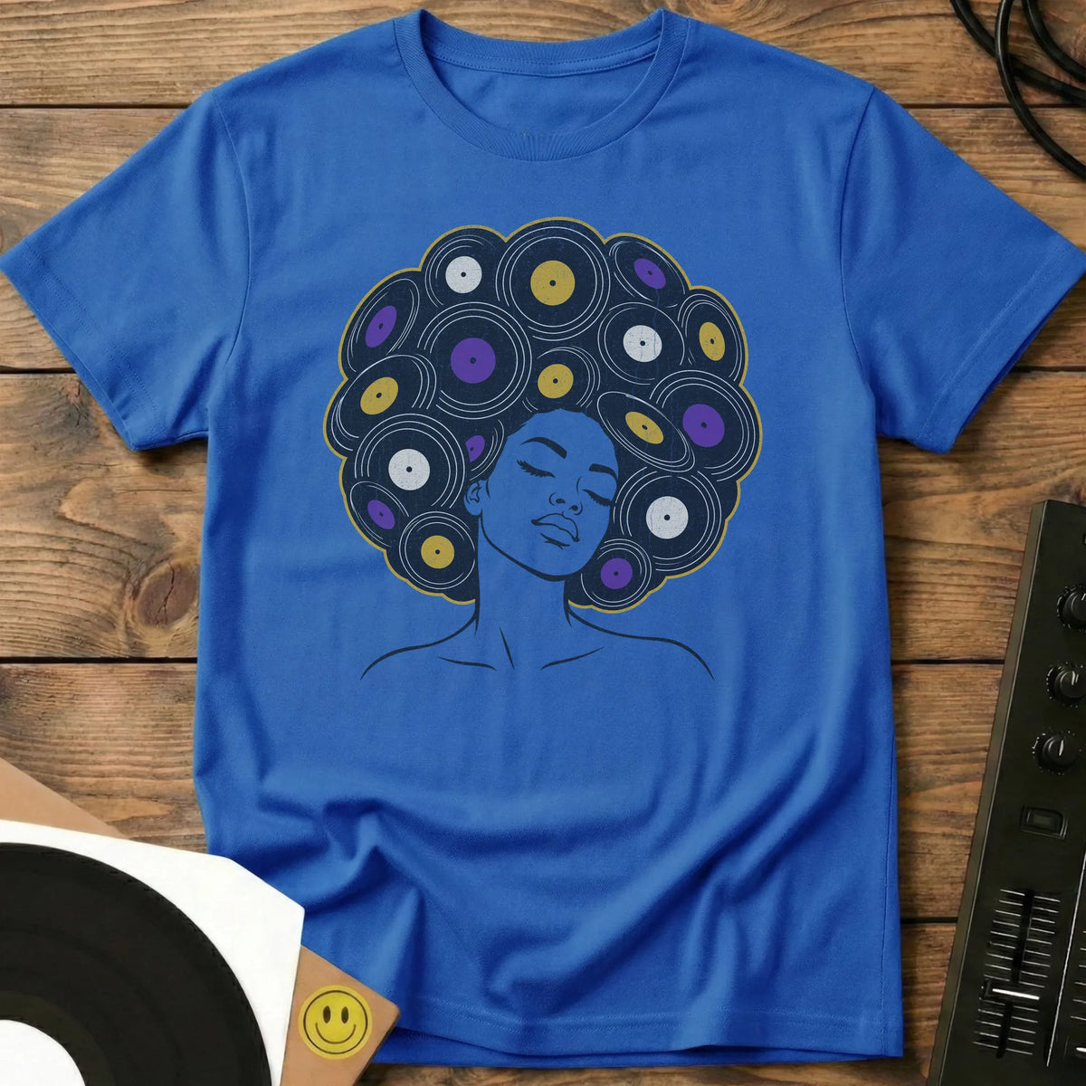 Afro Groove T-Shirt Royal / S Afro Groove T-Shirt