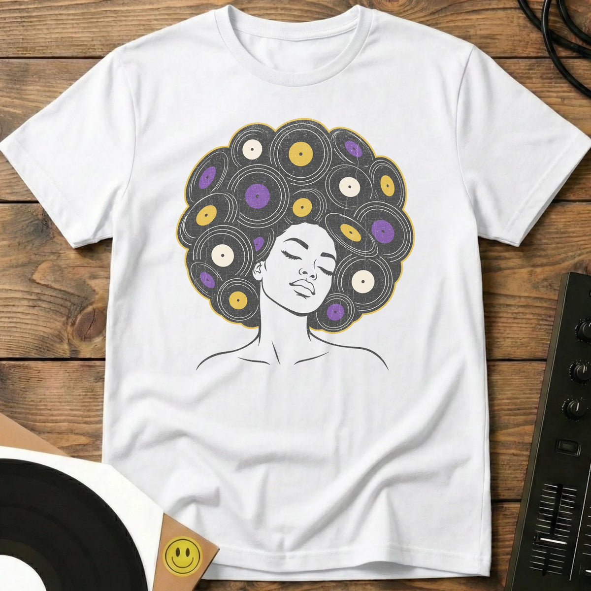 Afro Groove T-Shirt White / S Afro Groove T-Shirt