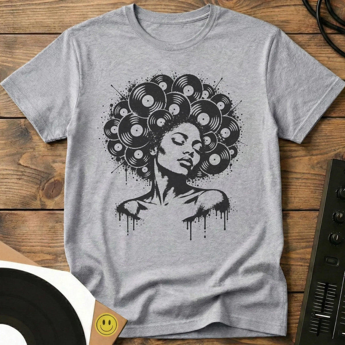 Afro Spray T-Shirt Sport Grey / S Afro Spray T-Shirt