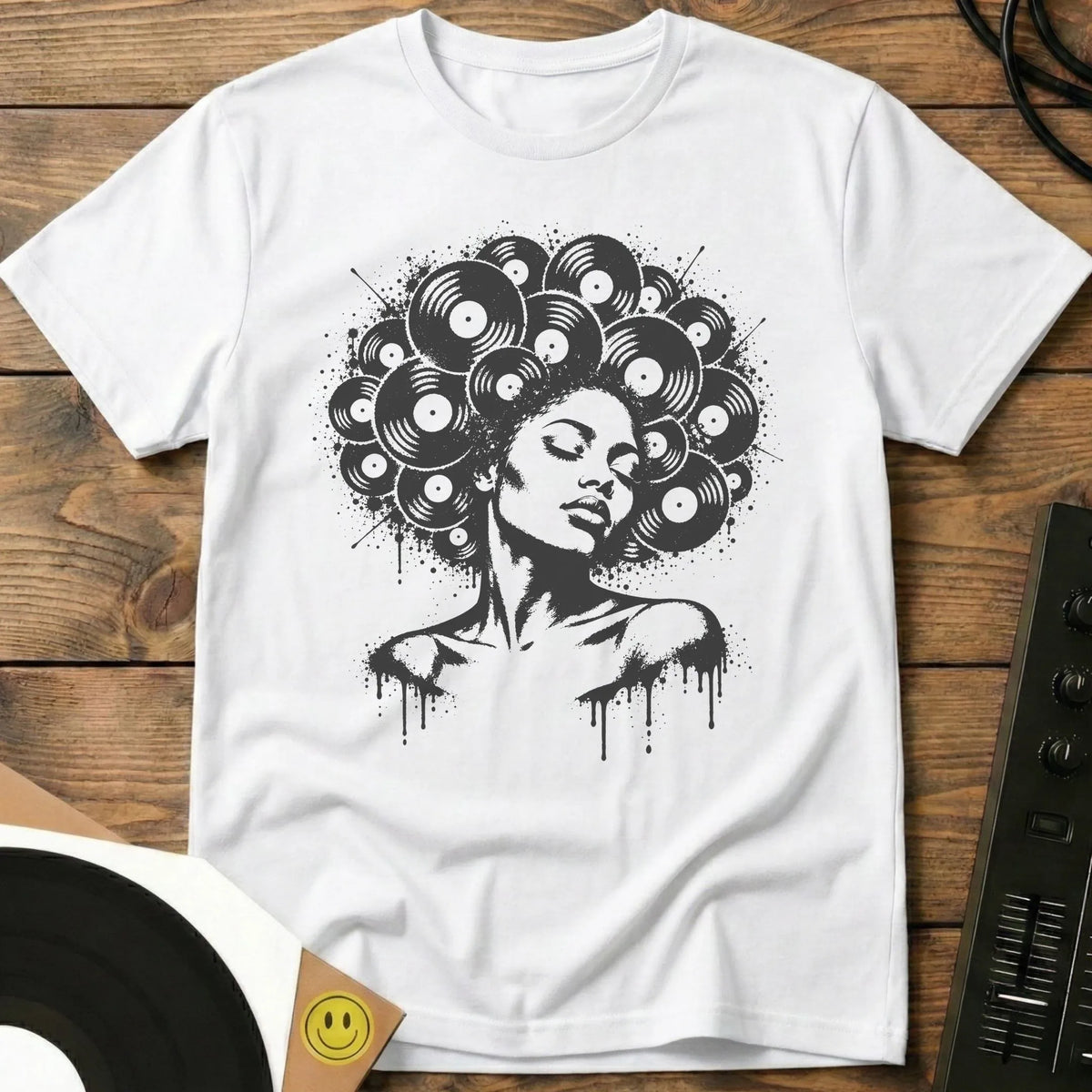 Afro Spray T-Shirt White / S Afro Spray T-Shirt