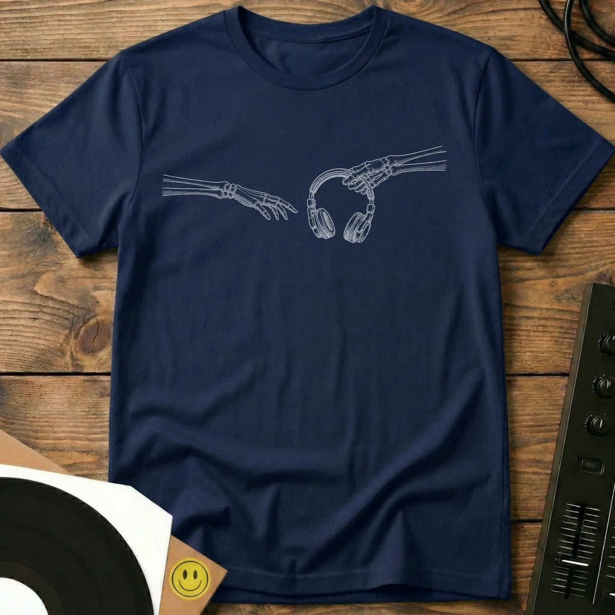 Afterlife Headphones T-Shirt Navy / S Afterlife Headphones T-Shirt