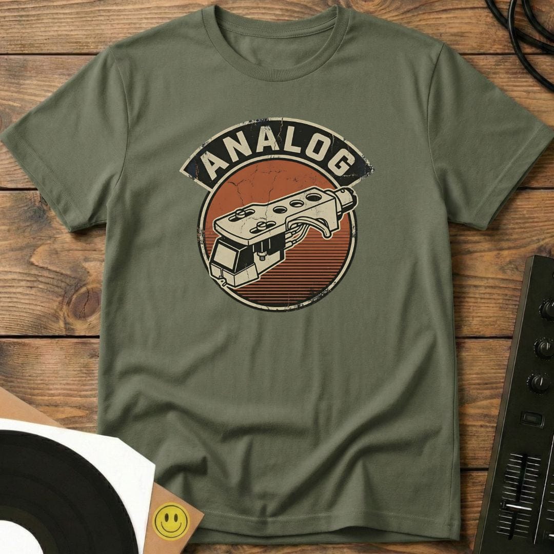 Analog Headshell T-Shirt Military Green / S Analog Headshell T-Shirt