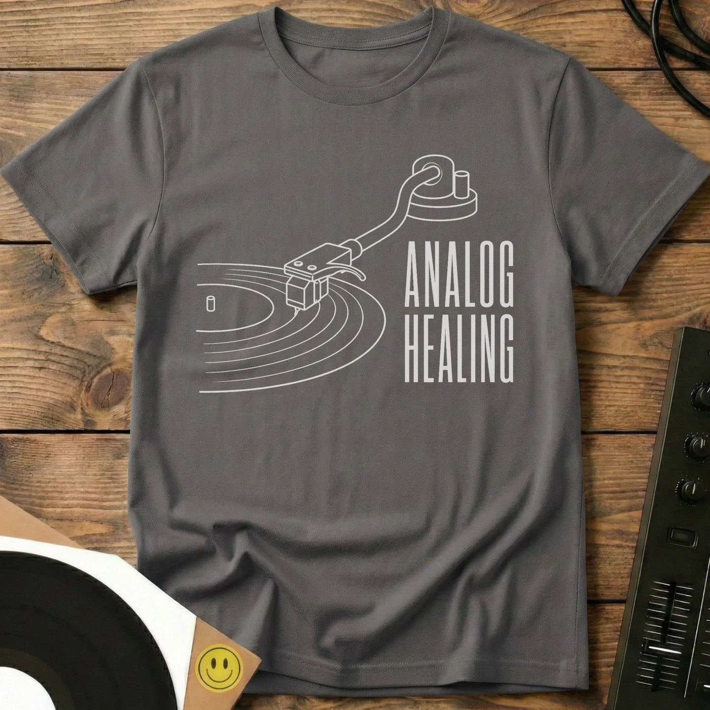 Analog Healing T-Shirt Charcoal / S Analog Healing T-Shirt