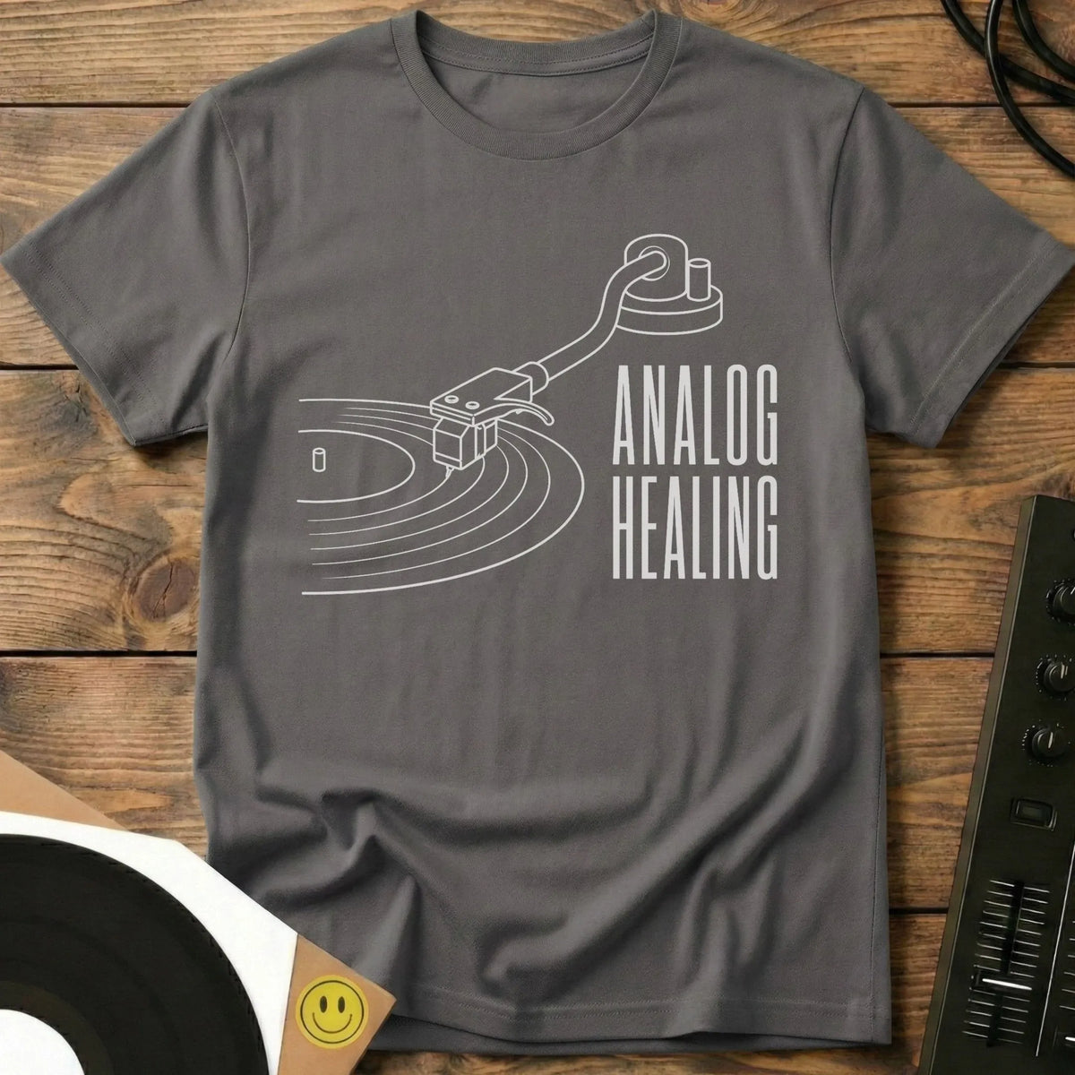 Analog Healing T-Shirt Charcoal / S Analog Healing T-Shirt