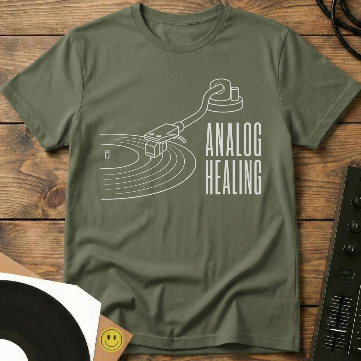 Analog Healing T-Shirt Military Green / S Analog Healing T-Shirt