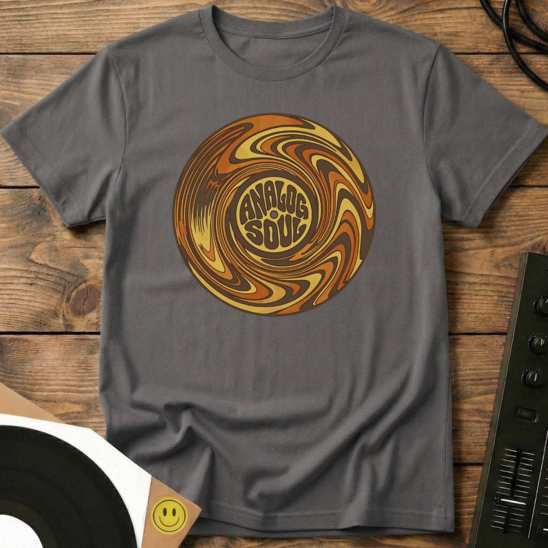 Analog Soul Picture Disc T-Shirt Charcoal / S Analog Soul Picture Disc T-Shirt