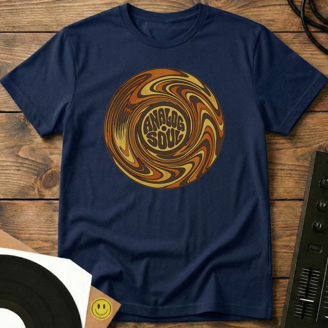 Analog Soul Picture Disc T-Shirt Navy / S Analog Soul Picture Disc T-Shirt