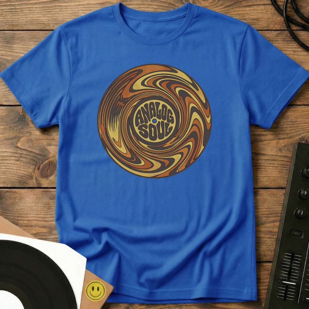 Analog Soul Picture Disc T-Shirt Royal / S Analog Soul Picture Disc T-Shirt