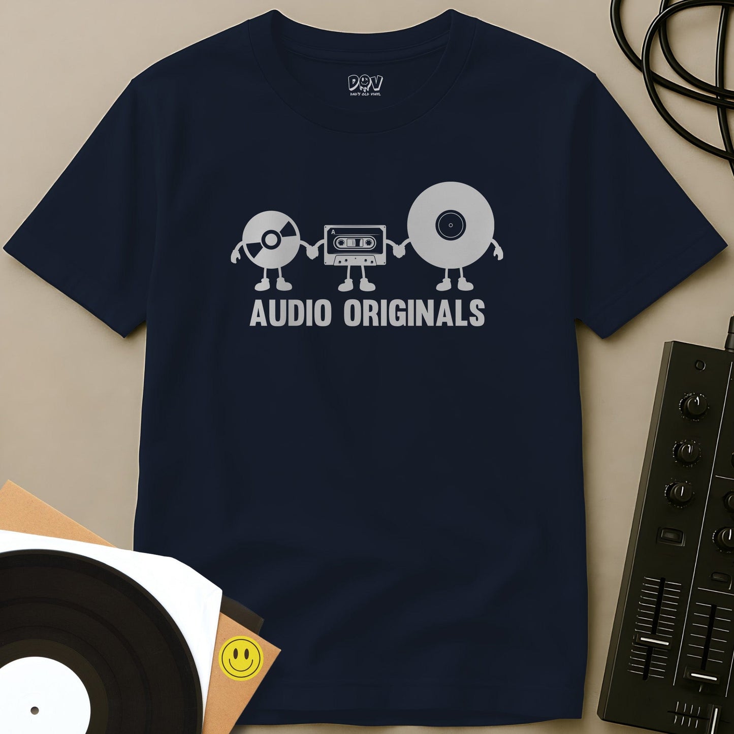 Audio Originals T-Shirt Navy / S Audio Originals T-Shirt