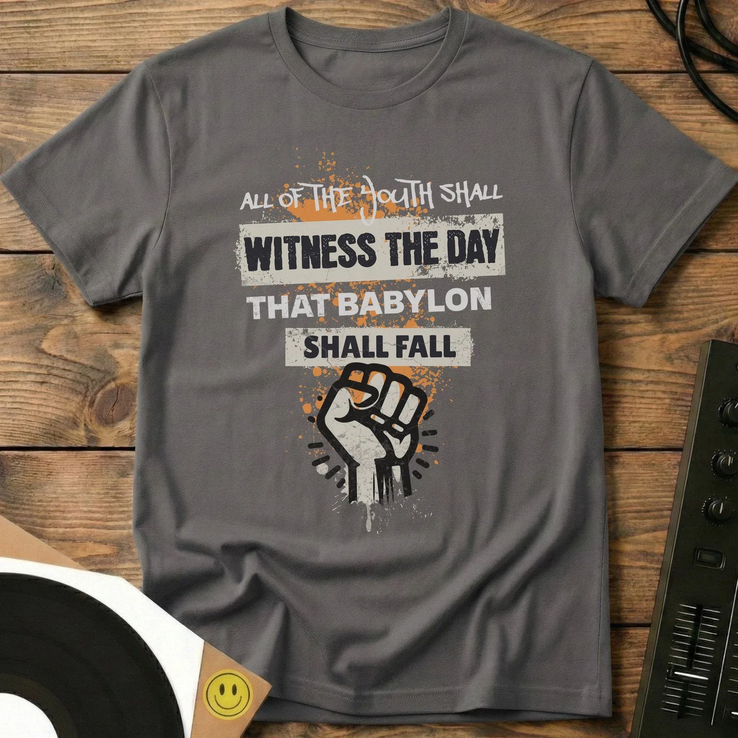 Babylon Shall Fall T-Shirt Charcoal / S Babylon Shall Fall T-Shirt