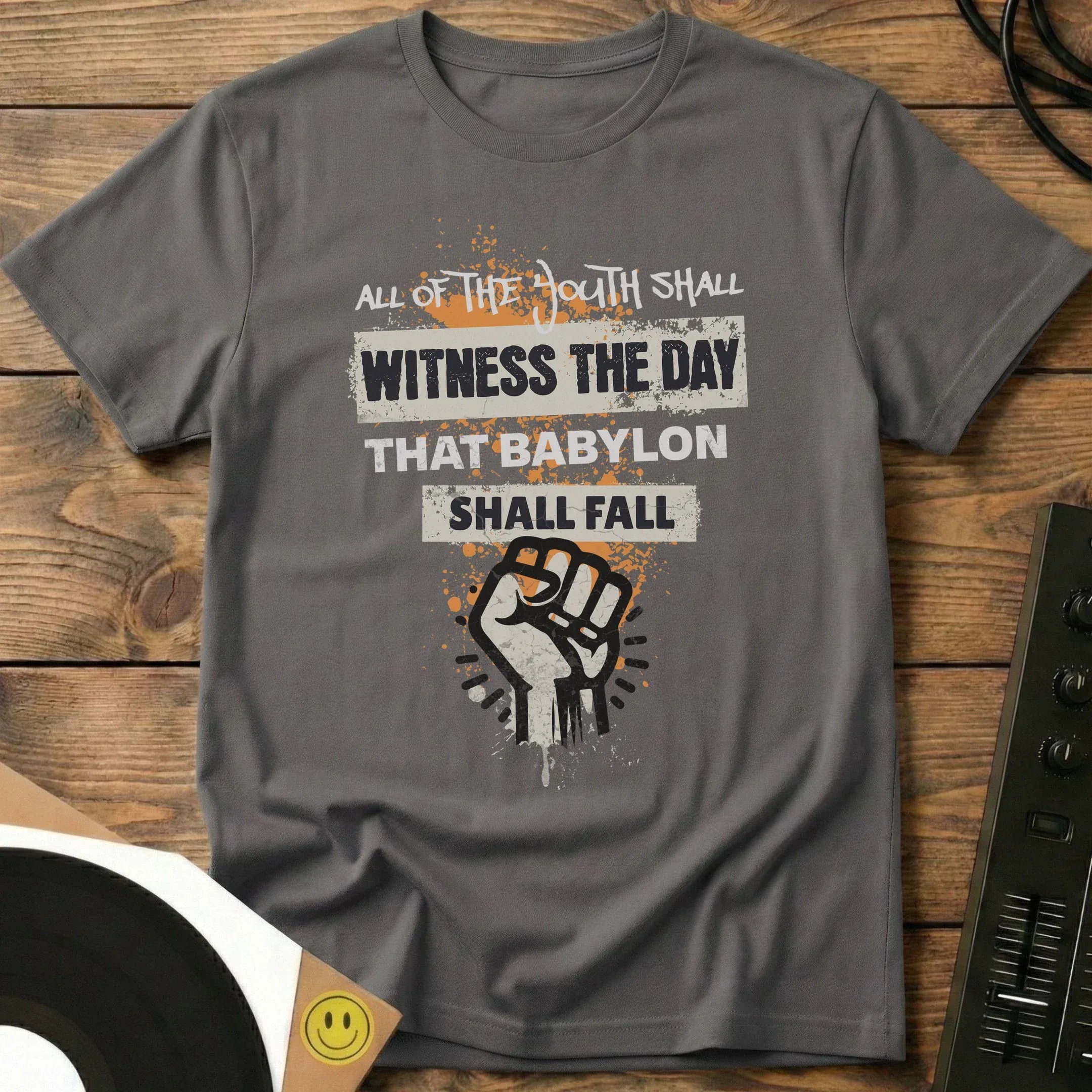Babylon Shall Fall T-Shirt Charcoal / S Babylon Shall Fall T-Shirt